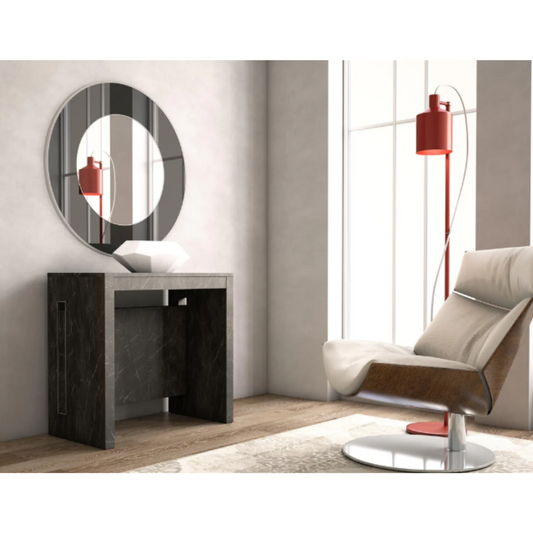 ERIKA | BLACK MARBLED MELAMINE SKU:TC-540B-BM