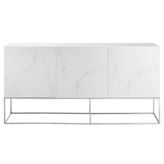 VIZZIONE | OFF WHITE MARBLED PORCELAIN
