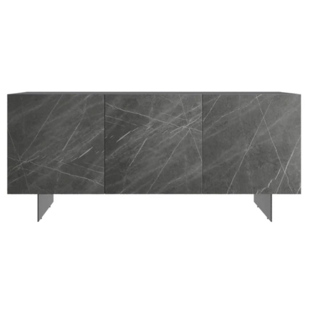 HUGO | GRAY MARBLED PORCELAIN